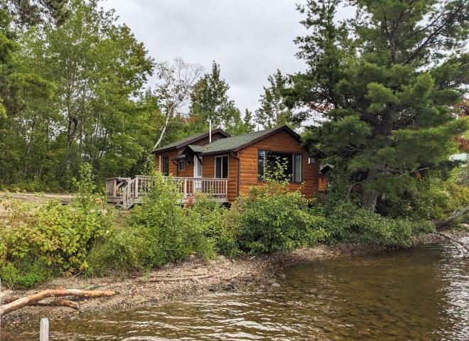 Lakeside view of Moonbeam.
