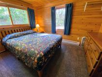 Master bedroom with a queen bed and ensuite bathroom.