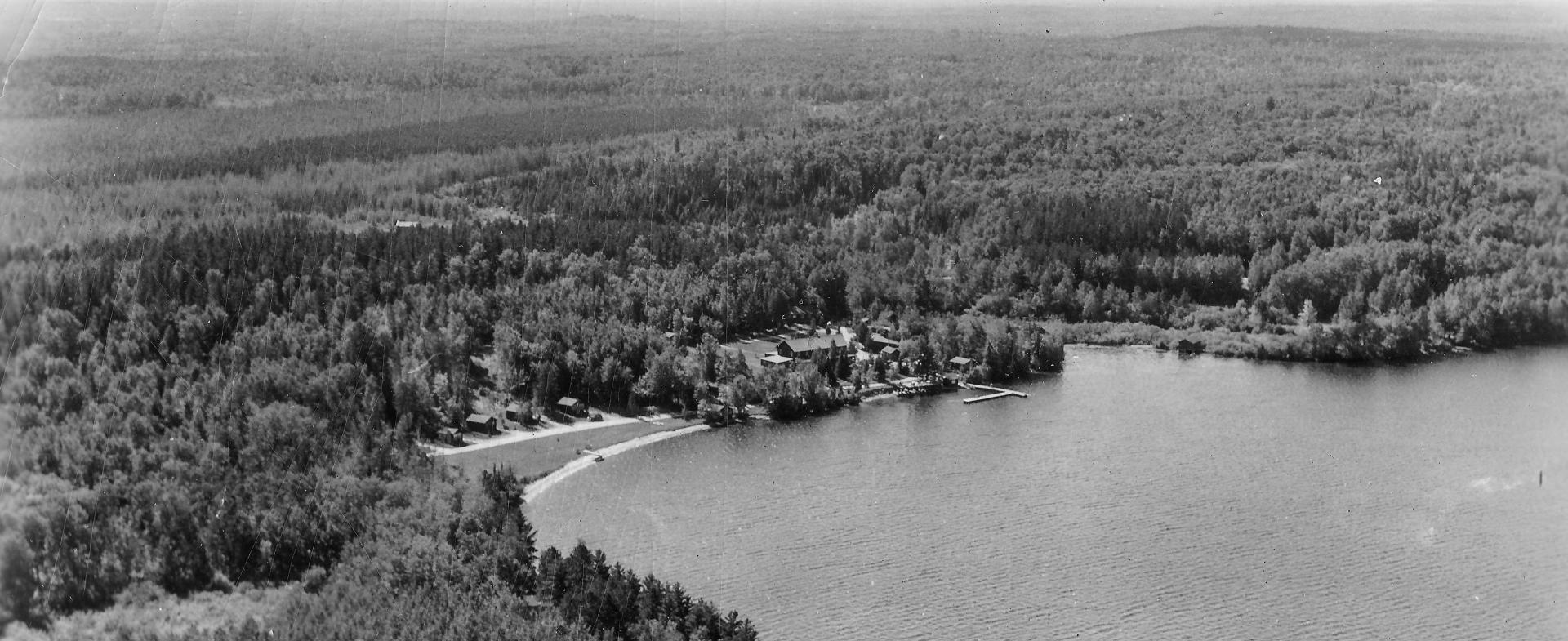 Pehrson Lodge on Lake Vermilion Historical Photograph